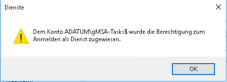 Group Managed Service Accounts mit einer GUI steuern: gMSA-Admin