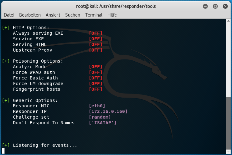 Responder &#038; MultiRelay Attacke