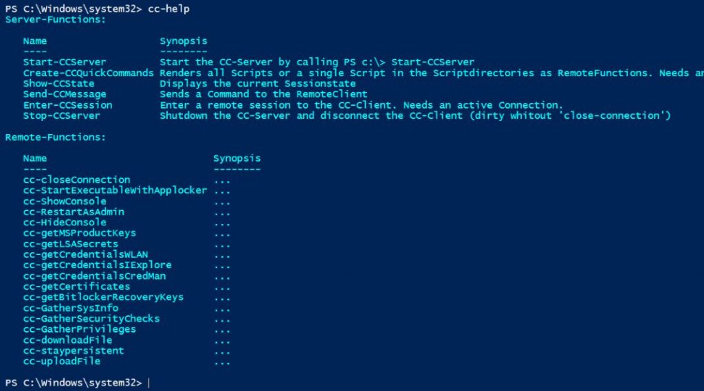 PS-Hacking &#8211; ReversePowerShell