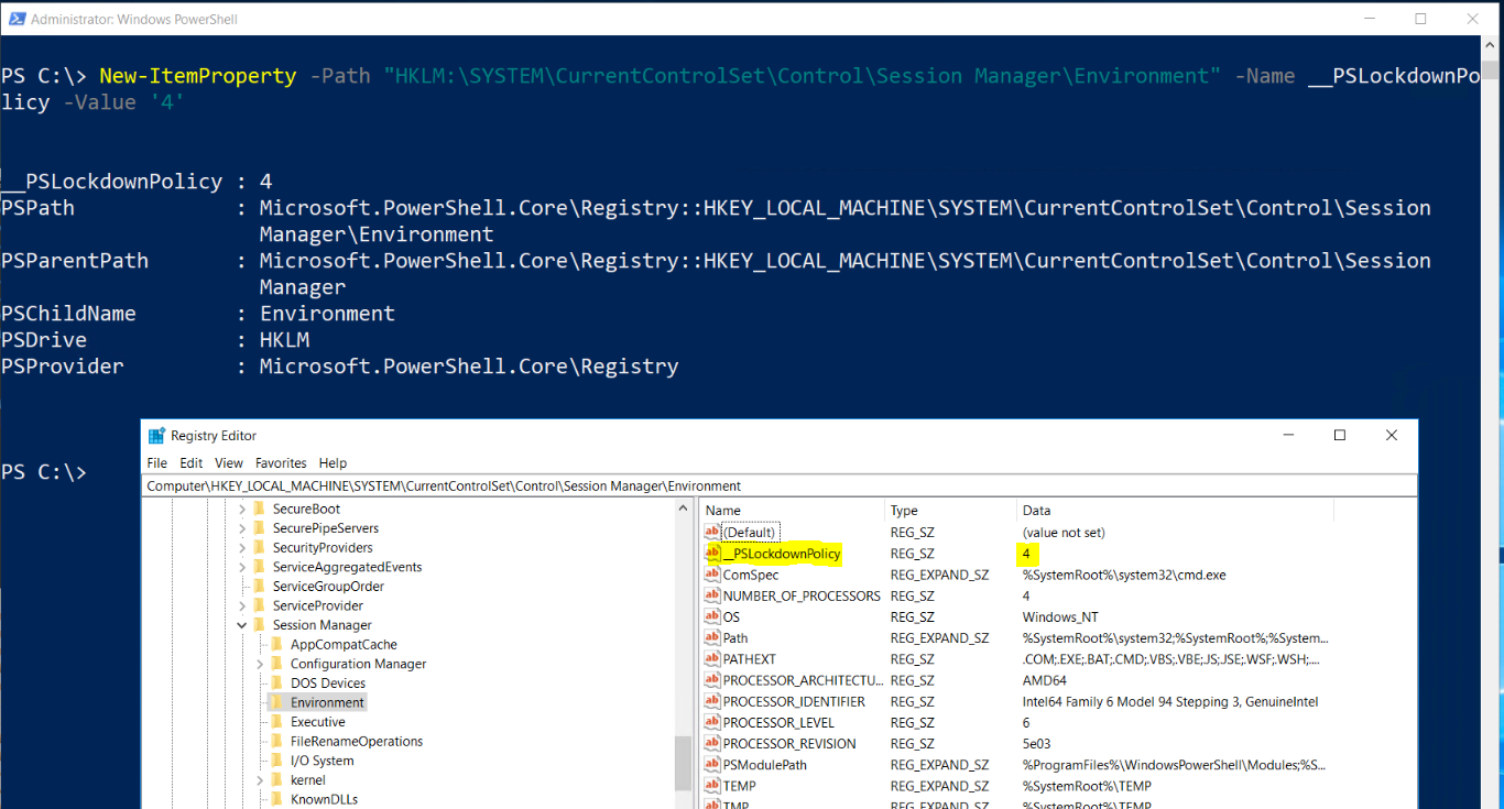 PS-Security &#8211; PowerShell Constrained Language Mode (PSLockDown)