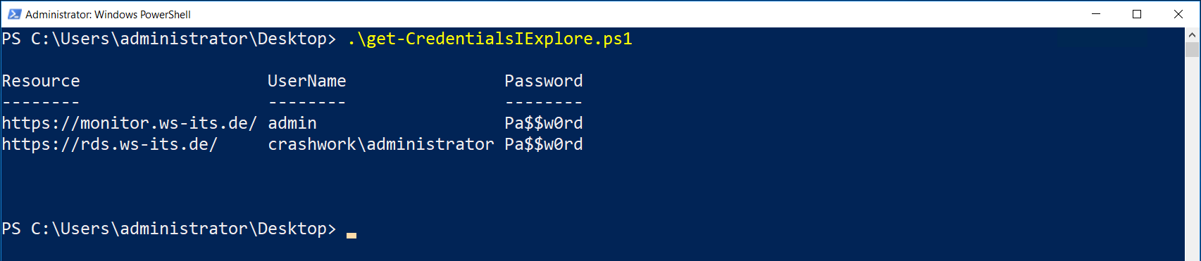 PS-Security &#8211; PowerShell Transcription