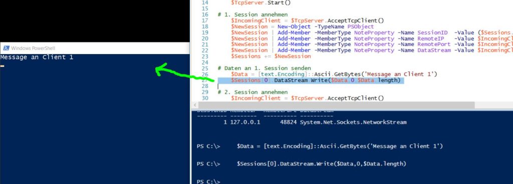 TCP-Server &#038; TCP-Clients mit PowerShell