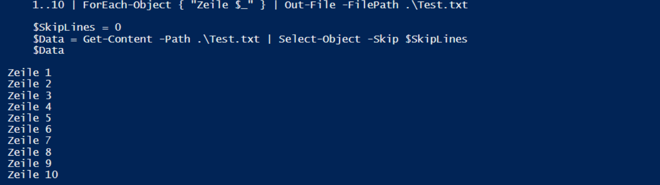 PowerShell &#038; StreamReader lesen große Textfiles