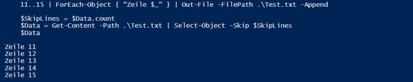 PowerShell &#038; StreamReader lesen große Textfiles