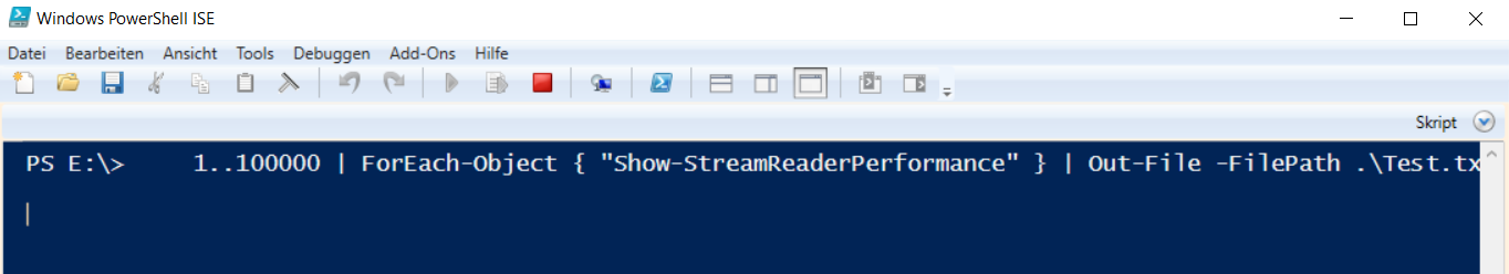 PowerShell &#038; StreamReader lesen große Textfiles