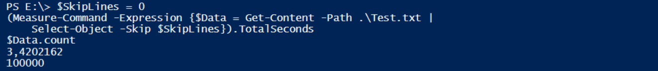 PowerShell &#038; StreamReader lesen große Textfiles