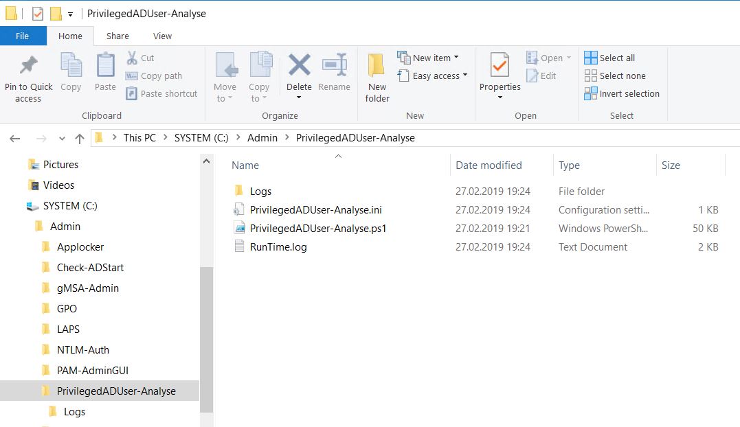 Privileged ADUser Analyse