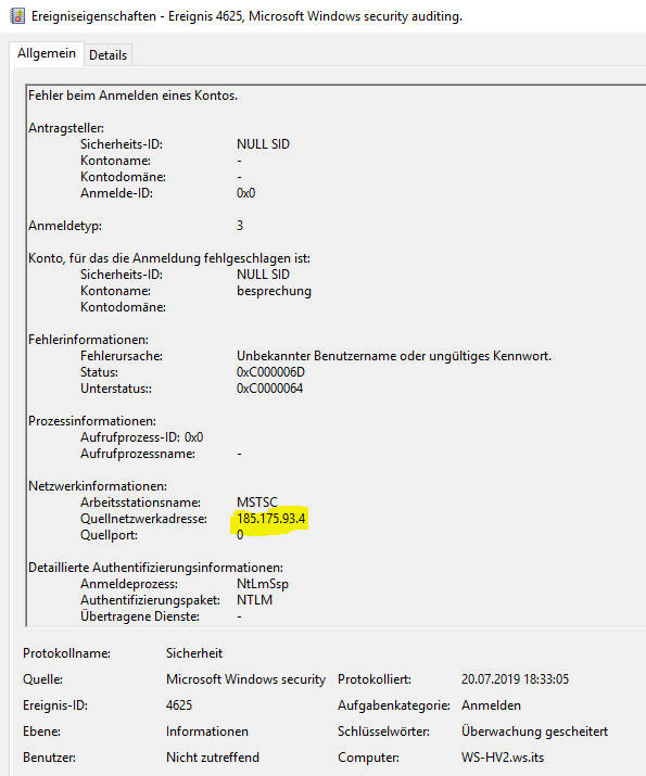 Eine wahre Bruteforce-Geschichte