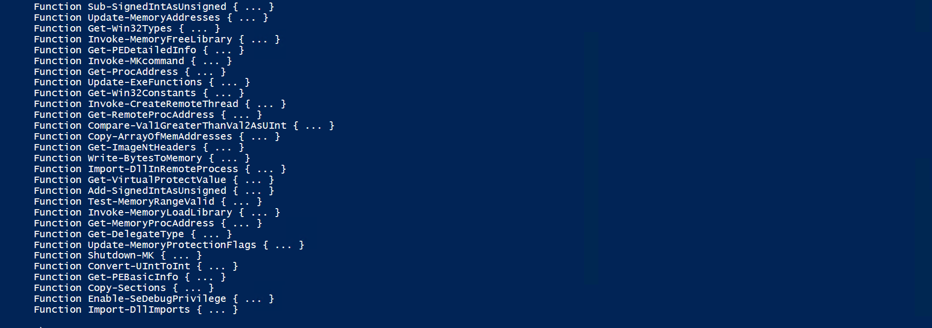 Die Mutation eines Schadcodes (mimikatz) vs. Windows 10 v1903