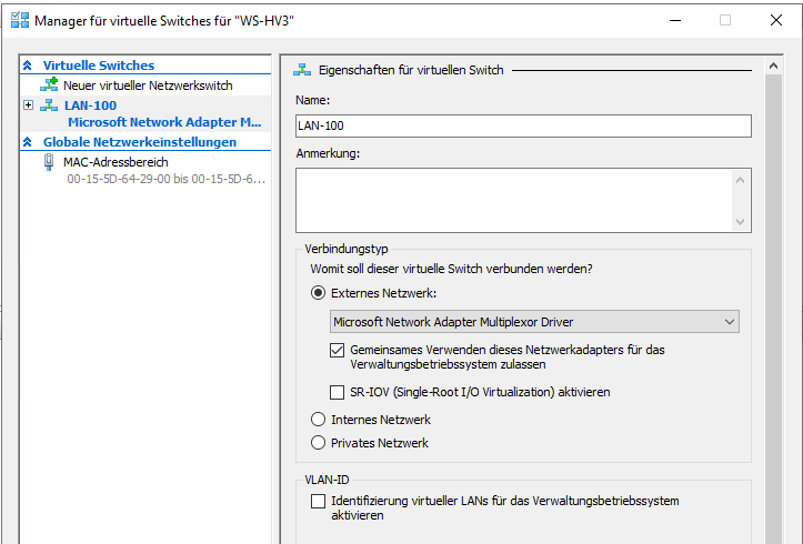 Serie „Migration auf Windows Server 2019“ &#8211; Neuinstallation von WS-HV3 (Hyper-V)