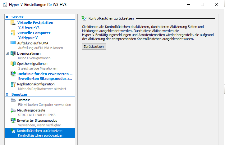 Serie „Migration auf Windows Server 2019“ &#8211; Neuinstallation von WS-HV3 (Hyper-V)