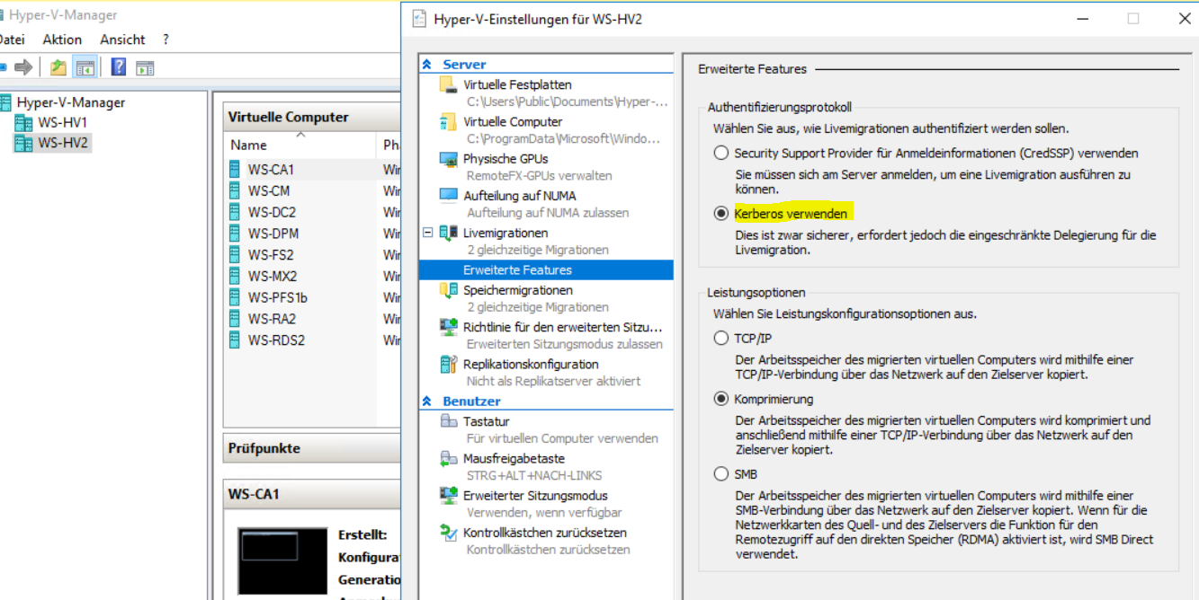 Serie „Migration auf Windows Server 2019“ &#8211; Neuinstallation von WS-HV3 (Hyper-V)