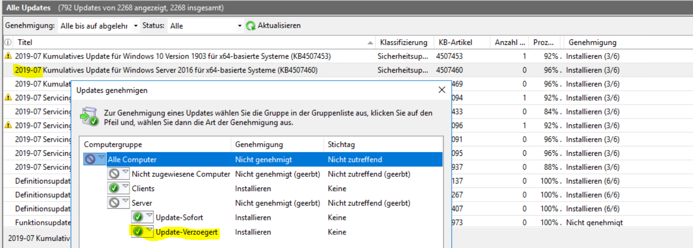 WSHowTo – WSUS und Clients melden 100% aber einige Updates fehlen