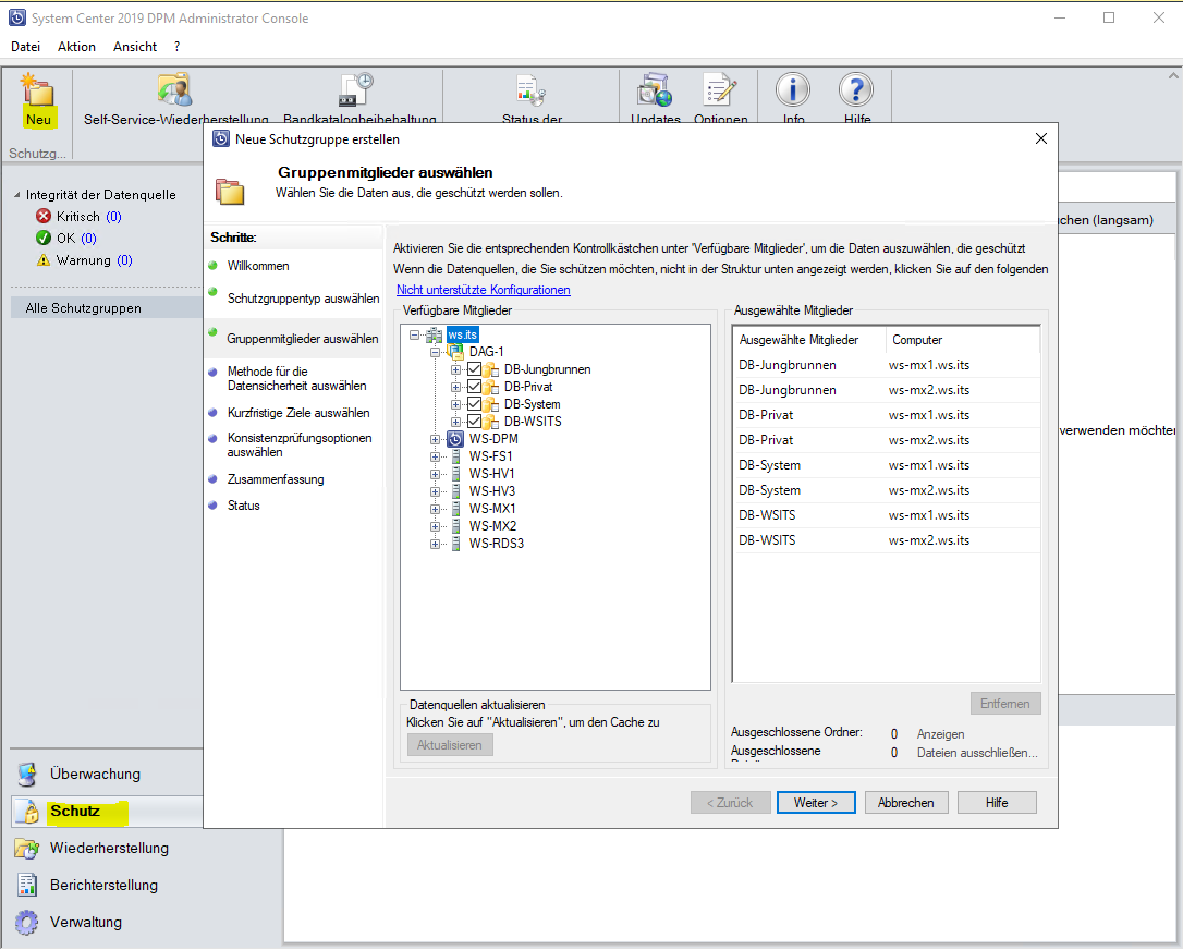 Serie „Migration auf Windows Server 2019“ – Update auf Data Protection Manager 2019 (DPM)