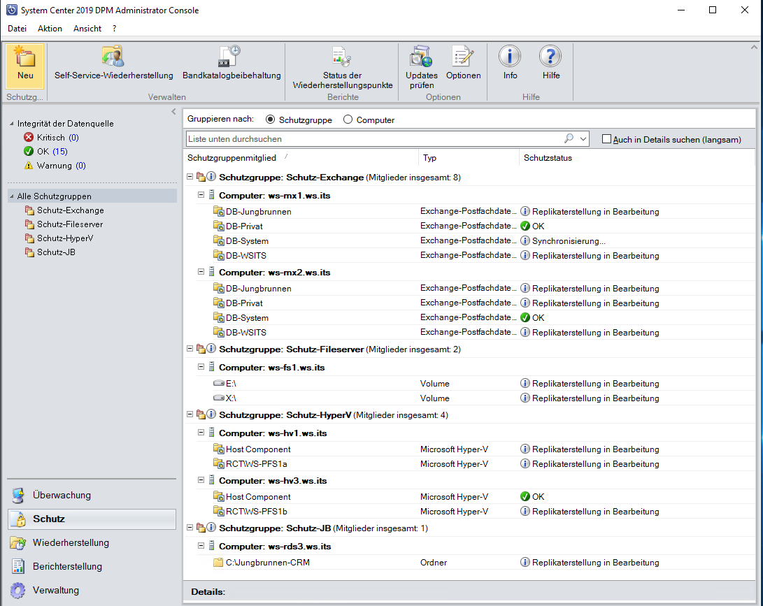 Serie „Migration auf Windows Server 2019“ – Update auf Data Protection Manager 2019 (DPM)