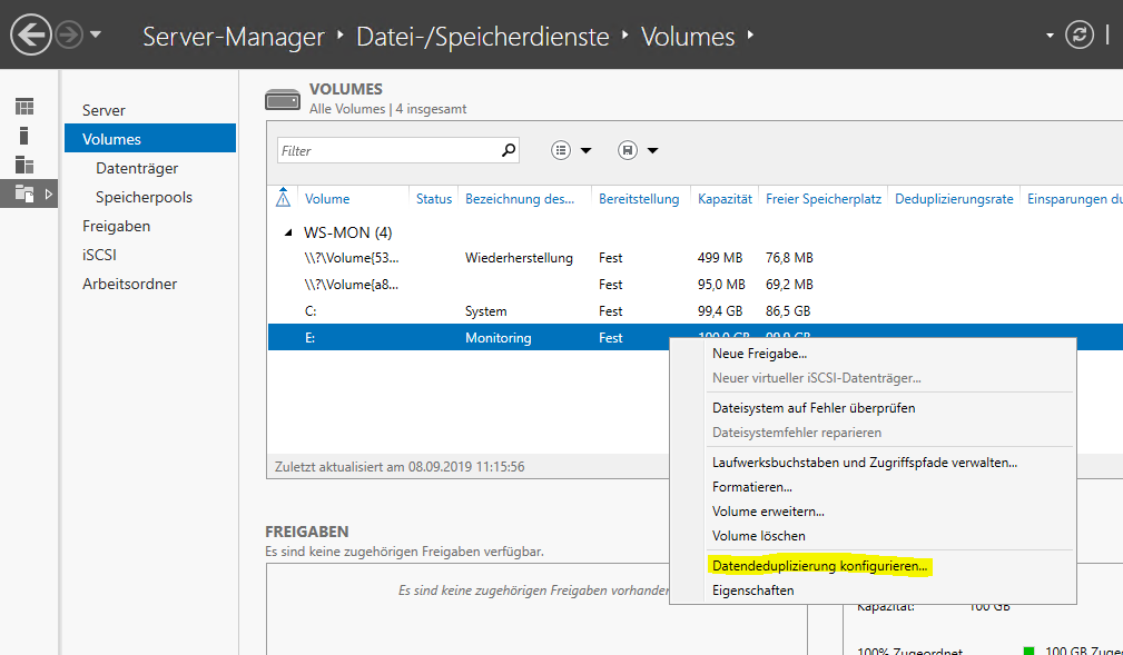 Serie „Migration auf Windows Server 2019“ – Migration von PRTG &#038; SYSLOG (WS-MON)