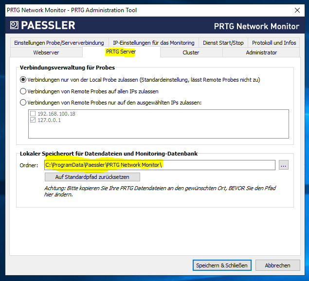 Serie „Migration auf Windows Server 2019“ – Migration von PRTG &#038; SYSLOG (WS-MON)