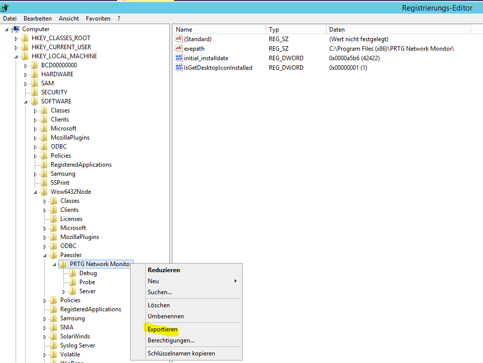 Serie „Migration auf Windows Server 2019“ – Migration von PRTG &#038; SYSLOG (WS-MON)