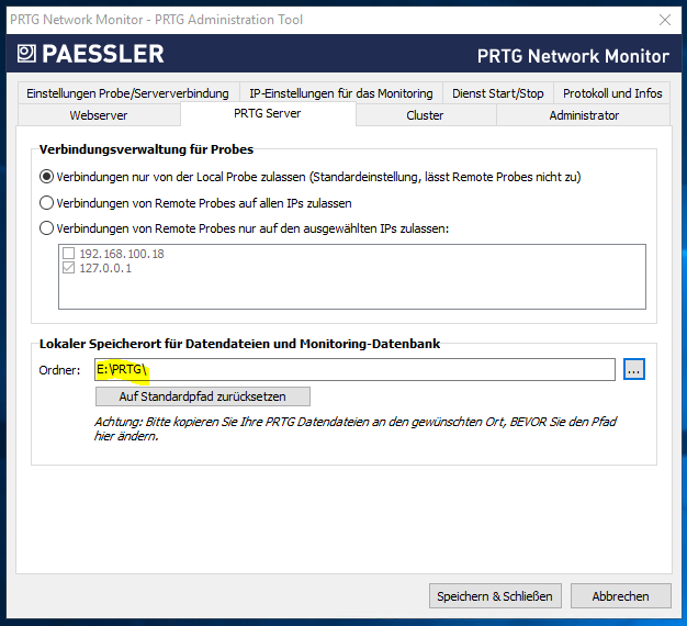 Serie „Migration auf Windows Server 2019“ – Migration von PRTG &#038; SYSLOG (WS-MON)