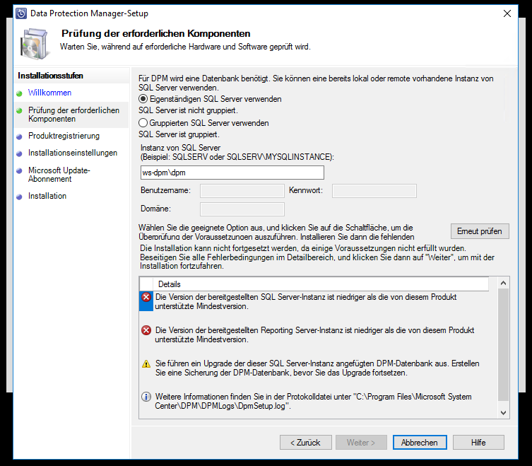 Serie „Migration auf Windows Server 2019“ – Update auf Data Protection Manager 2019 (DPM)