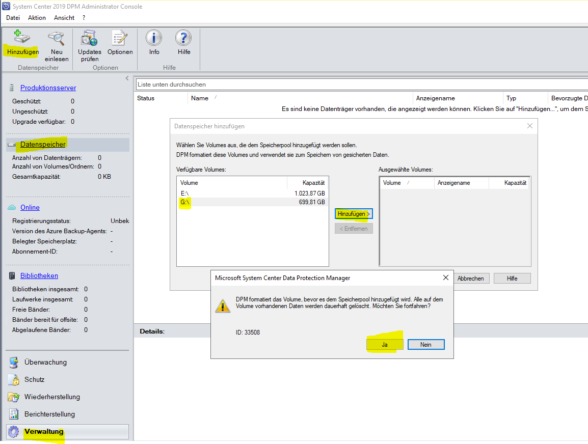 Serie „Migration auf Windows Server 2019“ – Update auf Data Protection Manager 2019 (DPM)