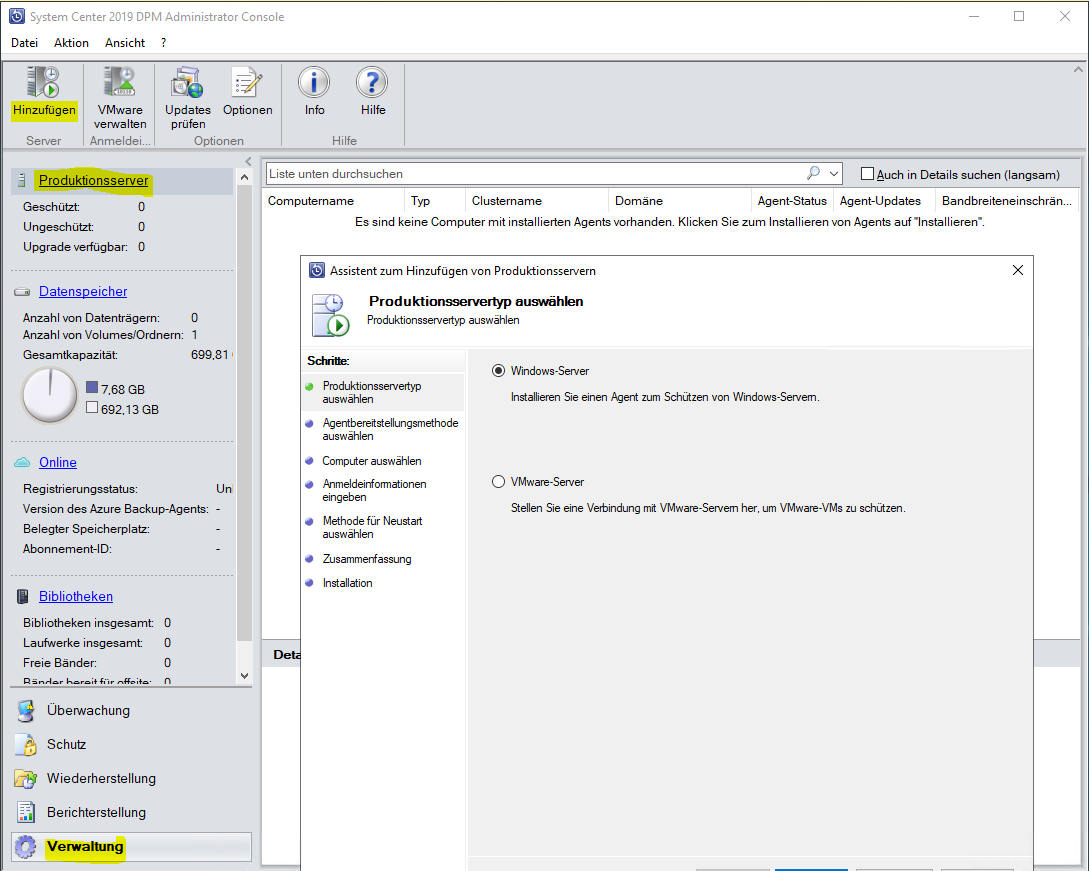 Serie „Migration auf Windows Server 2019“ – Update auf Data Protection Manager 2019 (DPM)