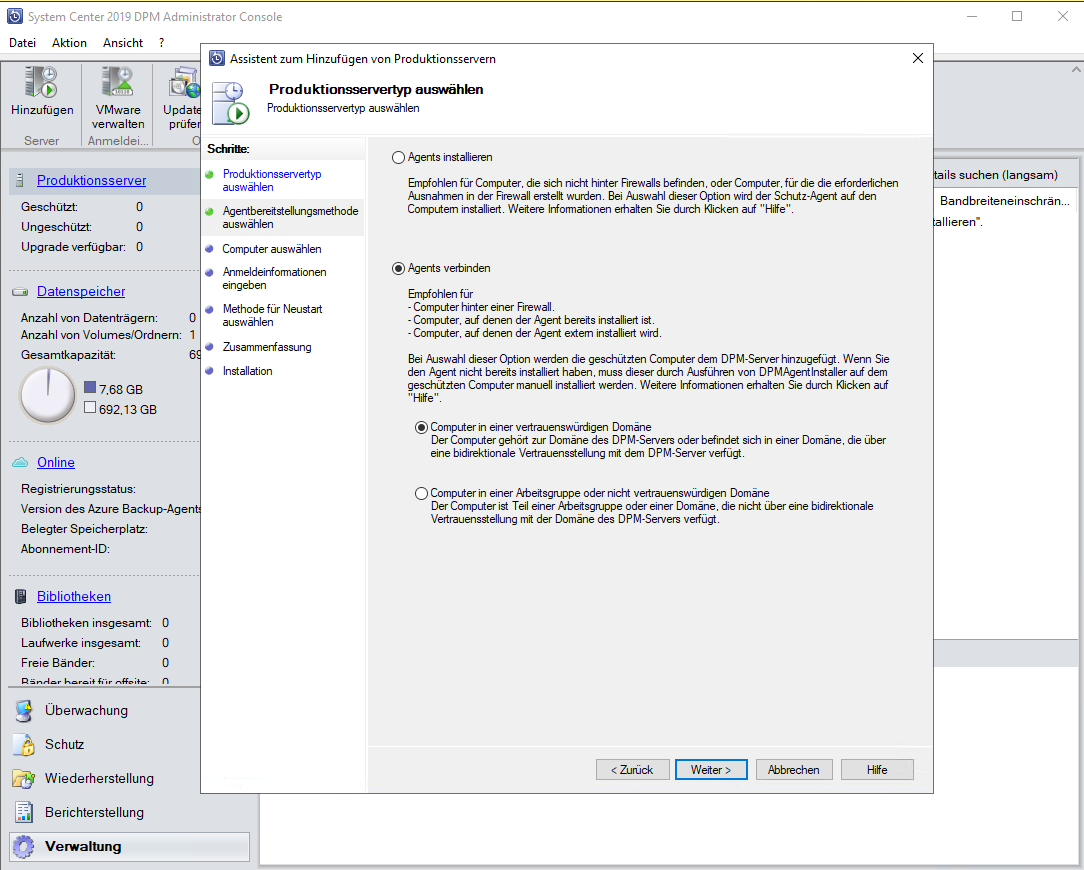 Serie „Migration auf Windows Server 2019“ – Update auf Data Protection Manager 2019 (DPM)