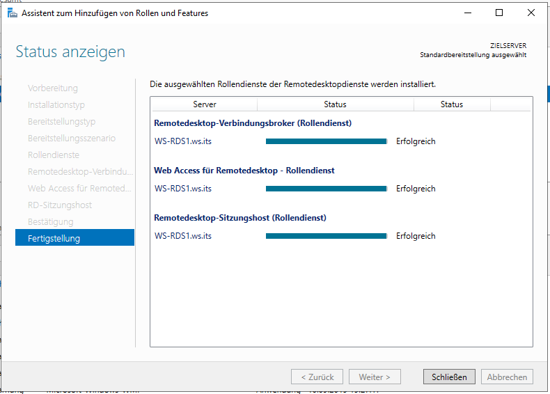 Serie „Migration auf Windows Server 2019“ – Installation eines HTML5-RDS-Servers (WS-RDS1)