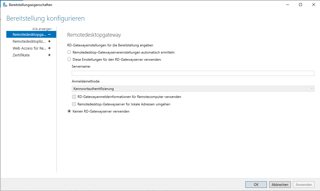 Serie „Migration auf Windows Server 2019“ – Installation eines HTML5-RDS-Servers (WS-RDS1)