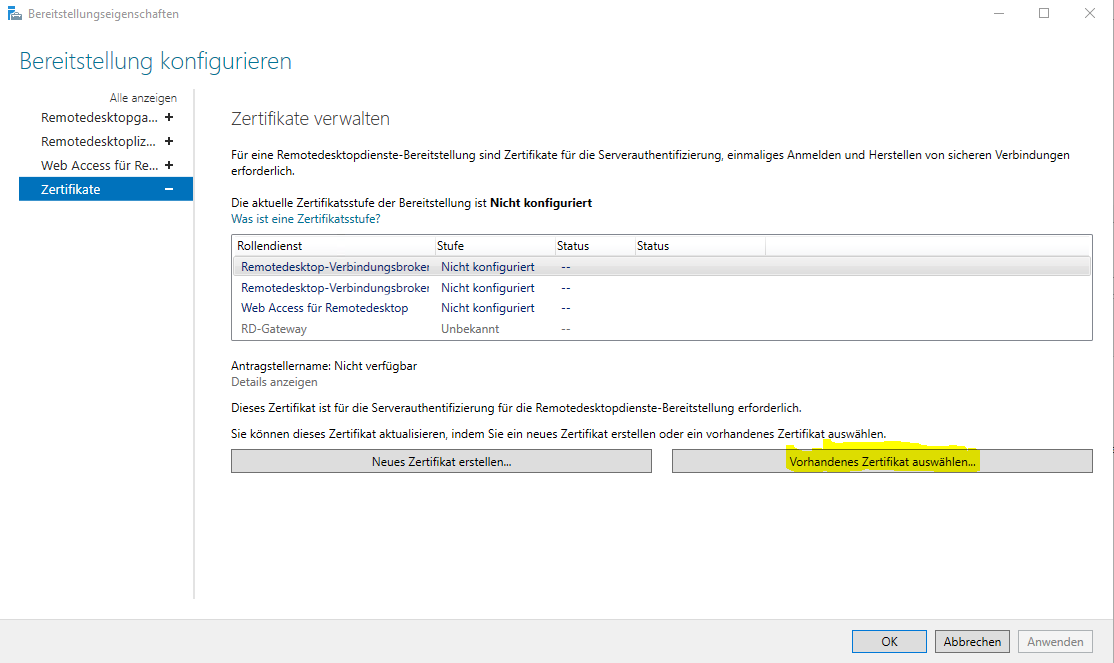 Serie „Migration auf Windows Server 2019“ – Installation eines HTML5-RDS-Servers (WS-RDS1)