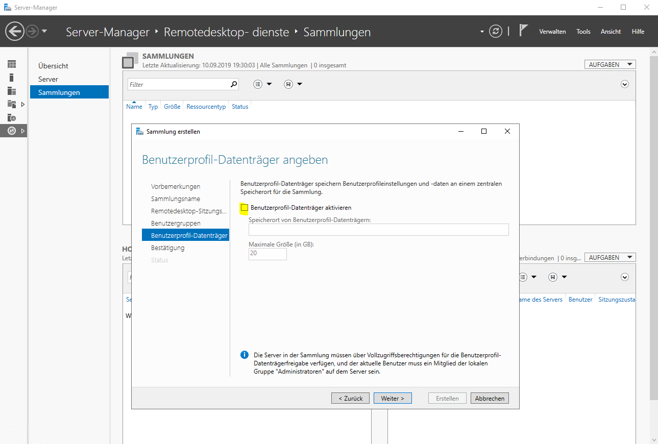 Serie „Migration auf Windows Server 2019“ – Installation eines HTML5-RDS-Servers (WS-RDS1)