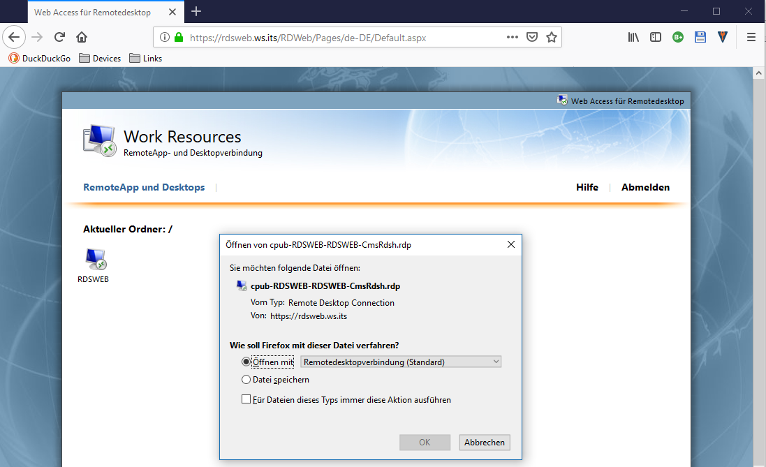 Serie „Migration auf Windows Server 2019“ – Installation eines HTML5-RDS-Servers (WS-RDS1)