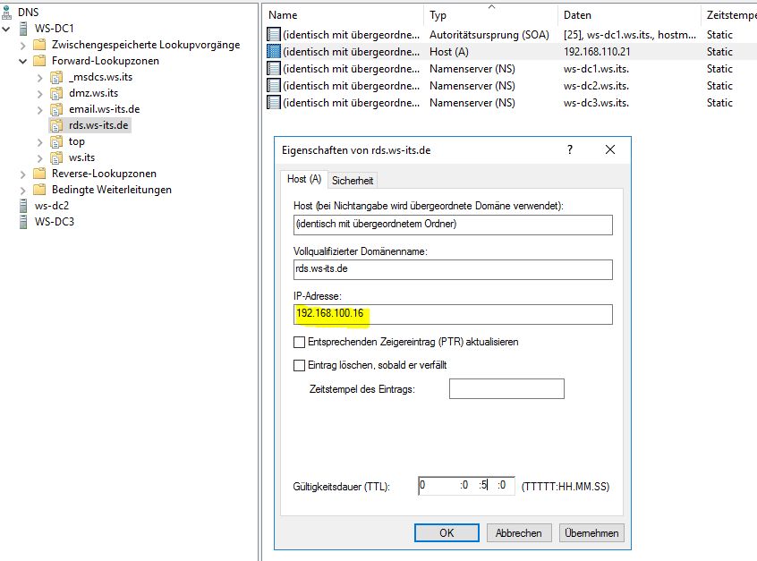 Serie „Migration auf Windows Server 2019“ – Installation eines HTML5-RDS-Servers (WS-RDS1)