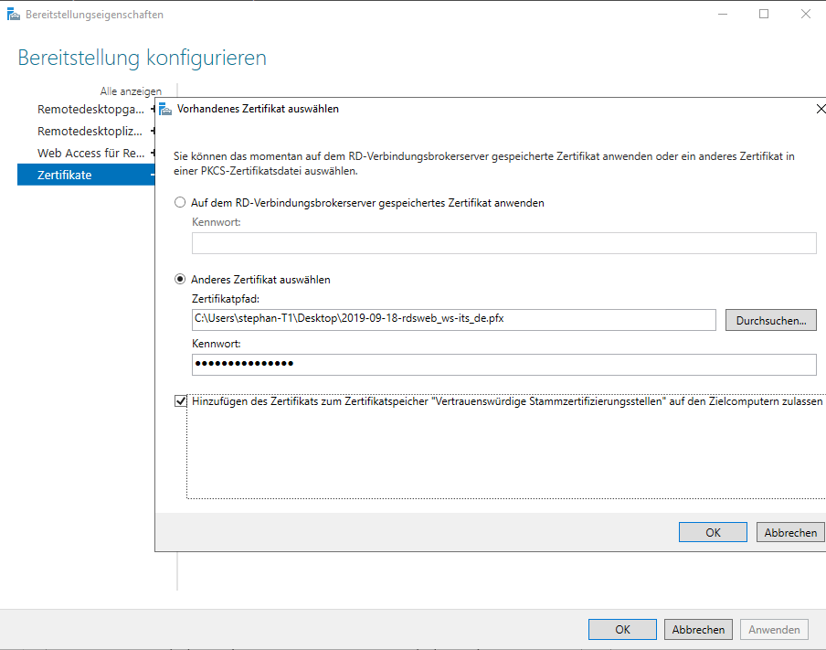 Serie „Migration auf Windows Server 2019“ – Installation eines HTML5-RDS-Servers (WS-RDS1)