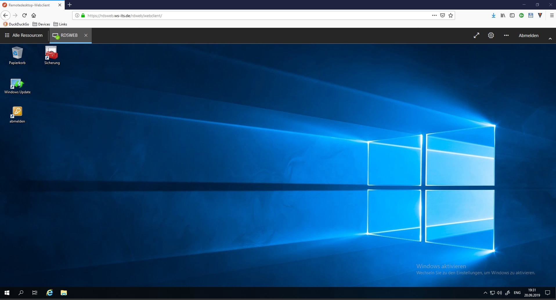 Serie „Migration auf Windows Server 2019“ – Installation eines HTML5-RDS-Servers (WS-RDS1)