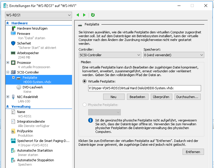 Serie „Migration auf Windows Server 2019“ – Installation eines HTML5-RDS-Servers (WS-RDS1)