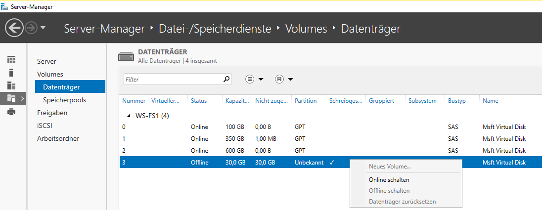 Serie „Migration auf Windows Server 2019“ – Migration der File- und Printserver mit DFSR und DFSN (WS-FS1 &#038; WS-FS2)