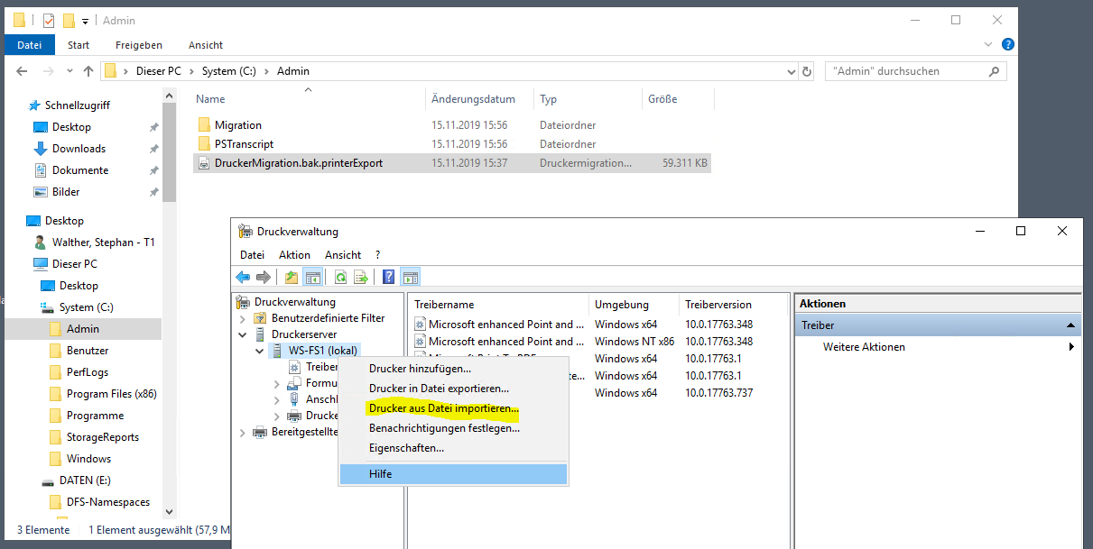 Serie „Migration auf Windows Server 2019“ – Migration der File- und Printserver mit DFSR und DFSN (WS-FS1 &#038; WS-FS2)