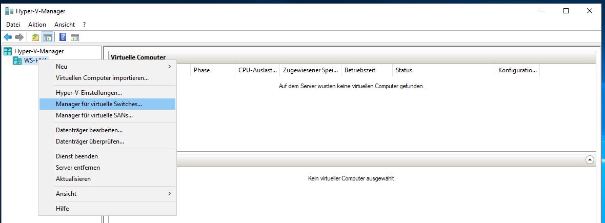 Serie „Migration auf Windows Server 2019“ – Bereitstellung des Hyper-V-Servers WS-HV4