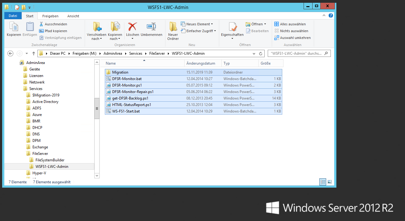 Serie „Migration auf Windows Server 2019“ – Migration der File- und Printserver mit DFSR und DFSN (WS-FS1 &#038; WS-FS2)