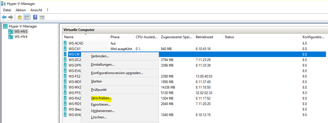 Serie „Migration auf Windows Server 2019“ – Bereitstellung des Hyper-V-Servers WS-HV4