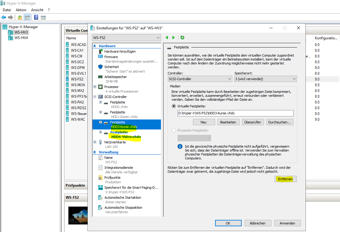 Serie „Migration auf Windows Server 2019“ – Bereitstellung des Hyper-V-Servers WS-HV4