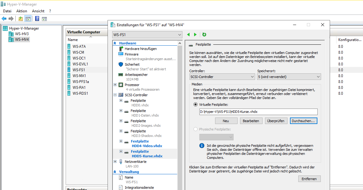 Serie „Migration auf Windows Server 2019“ – Bereitstellung des Hyper-V-Servers WS-HV4