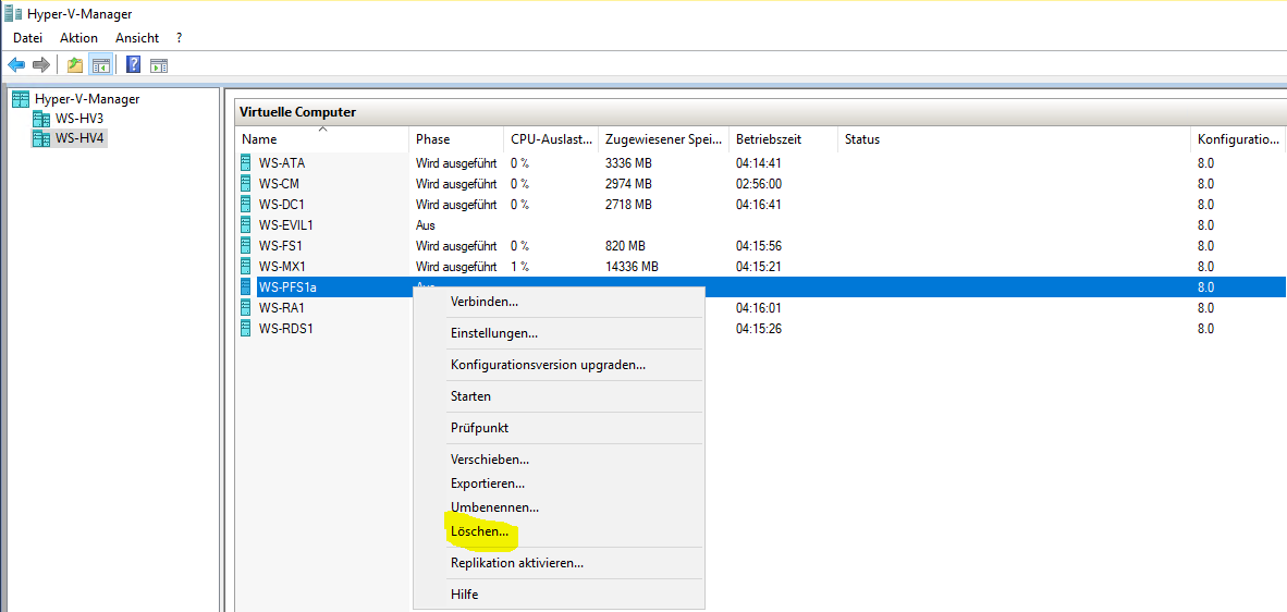 Serie „Migration auf Windows Server 2019“ – Bereitstellung des Hyper-V-Servers WS-HV4