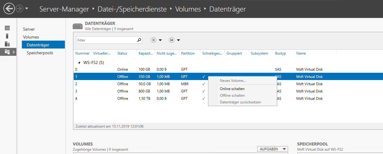 Serie „Migration auf Windows Server 2019“ – Migration der File- und Printserver mit DFSR und DFSN (WS-FS1 &#038; WS-FS2)