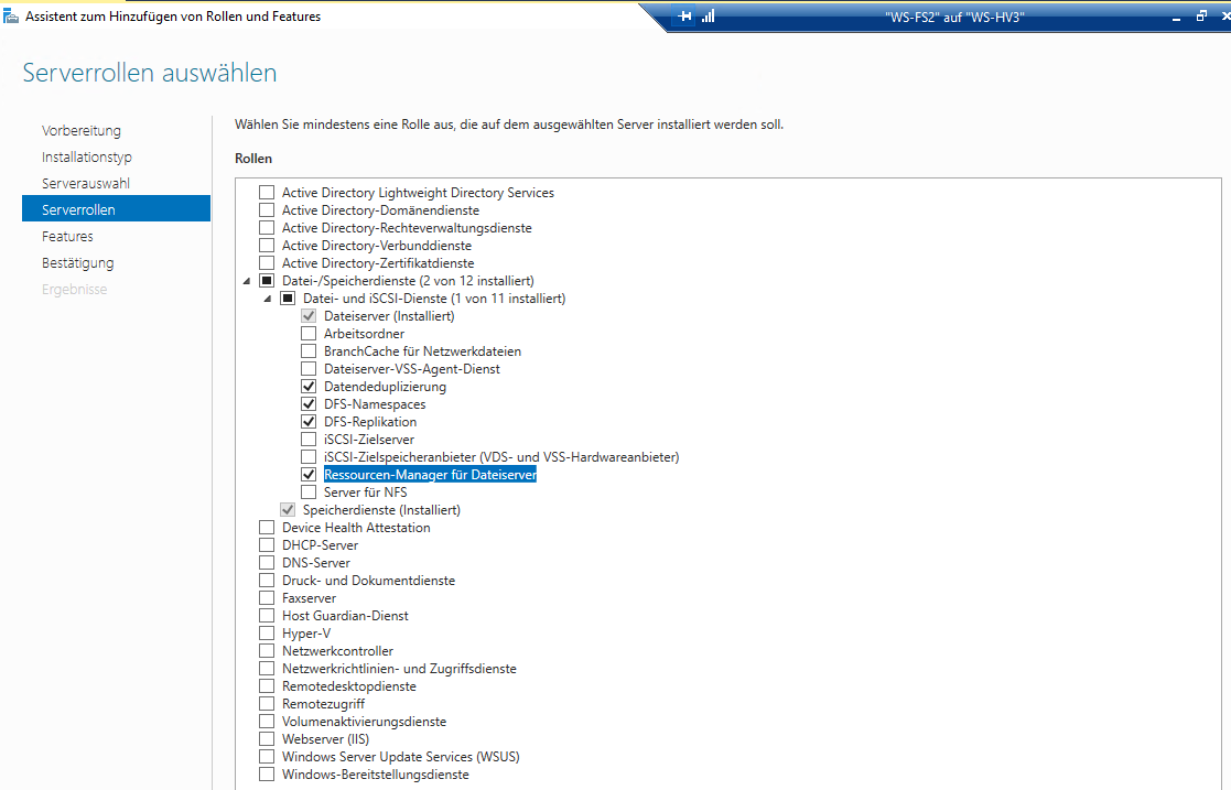 Serie „Migration auf Windows Server 2019“ – Migration der File- und Printserver mit DFSR und DFSN (WS-FS1 &#038; WS-FS2)