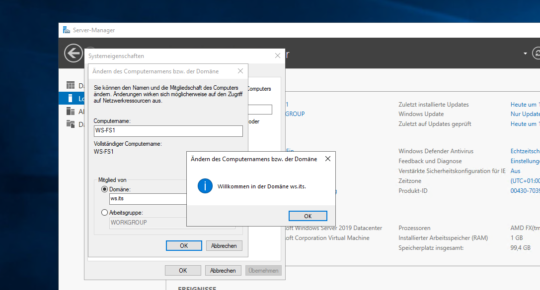 Serie „Migration auf Windows Server 2019“ – Migration der File- und Printserver mit DFSR und DFSN (WS-FS1 &#038; WS-FS2)