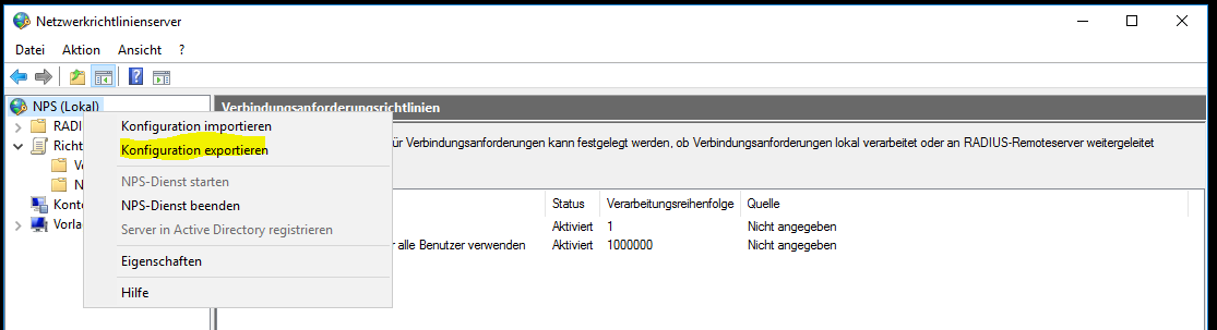 Serie „Migration auf Windows Server 2019“ – Migration des NPS (WS-RA1 &#038; WS-RA2)